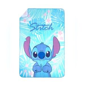 Disney Lilo & Stitch Plush Fleece Throw Blanket – Soft Cozy Kids Bedding – NEW